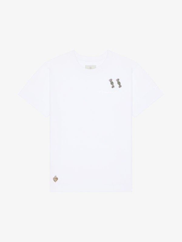 Givenchy T-shirt In Cotton With Patches