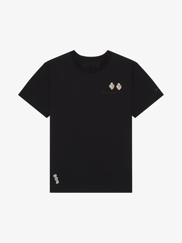Givenchy T-shirt In Cotton With Patches