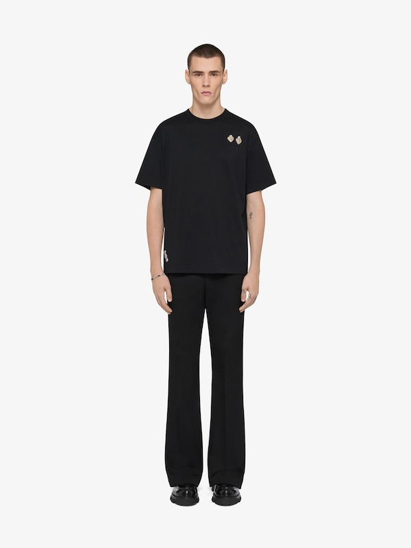 Givenchy T-shirt in cotton with patches
