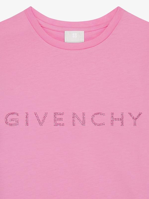 Givenchy GIVENCHY T-shirt In Cotton With Rhinestones