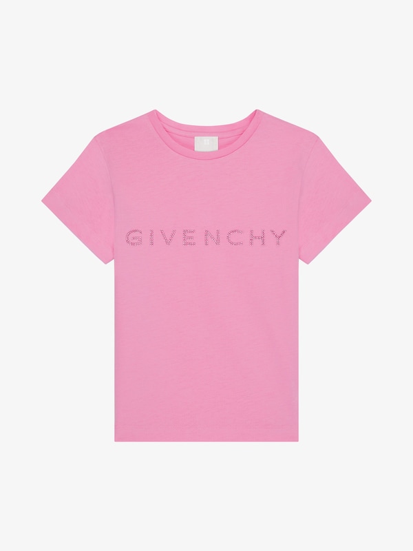 Givenchy GIVENCHY t-shirt in cotton with rhinestones