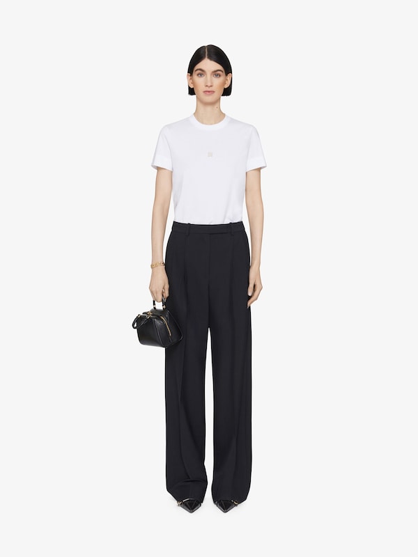 Givenchy Tailored pants in wool with lurex stripes