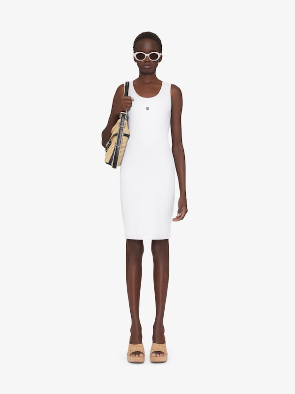 Givenchy Tank dress in cotton with 4G detail