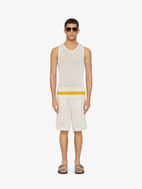 Givenchy Tank Top In Crochet