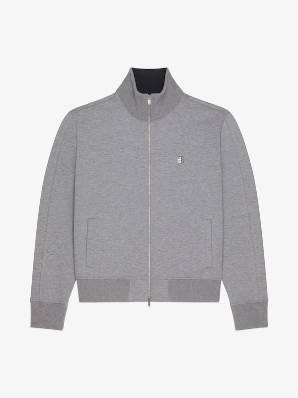 Givenchy Tracksuit Jacket In Fleece With 4G Detail