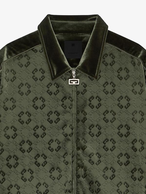 Givenchy Tracksuit Jacket In Monogram 72 Velvet