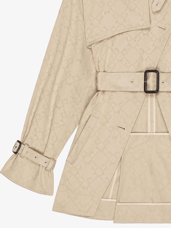 Givenchy Trench-coat In Monogram 72 Cotton