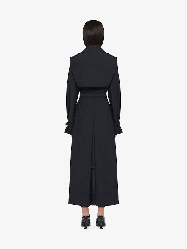 Givenchy Trench-coat In Textured Monogram 72