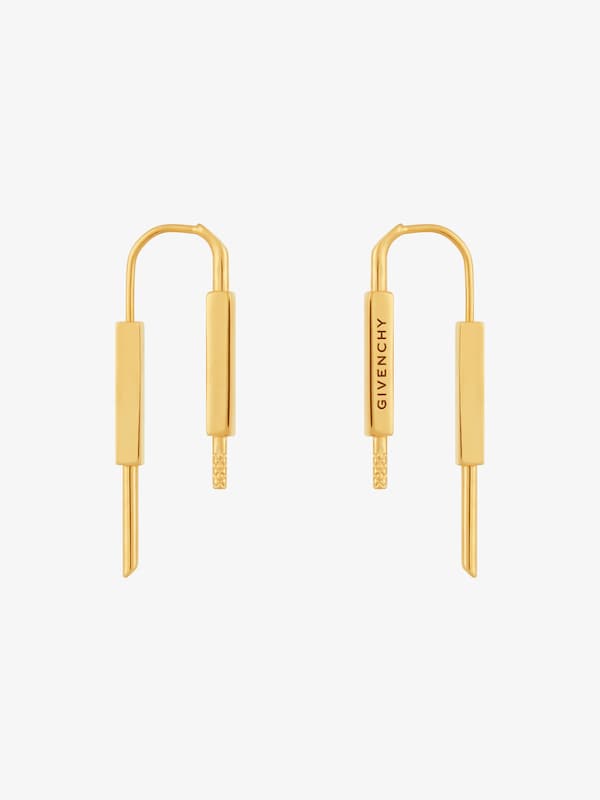 Givenchy U Lock earrings in metal