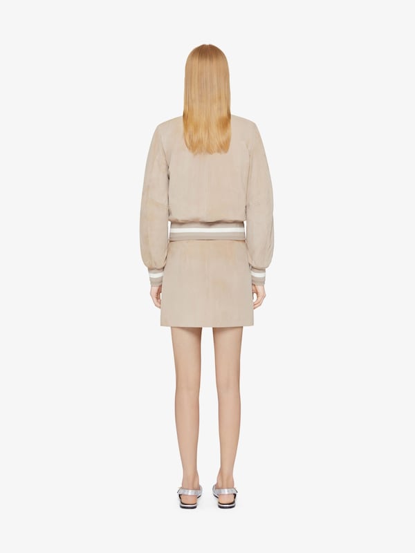 Givenchy Varsity Jacket In Suede