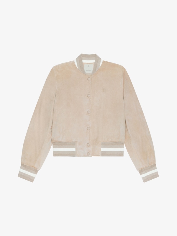 Givenchy Varsity Jacket In Suede