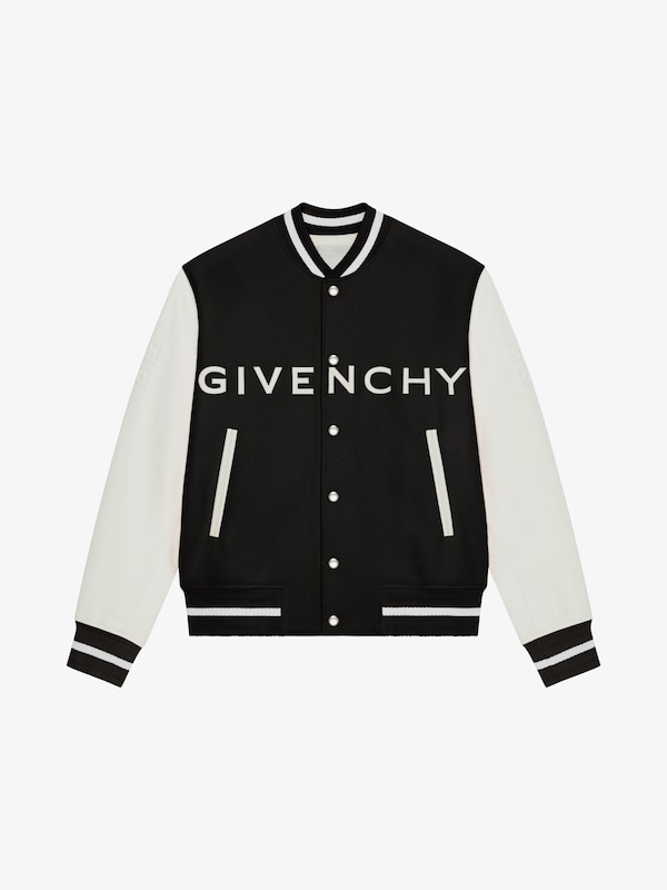 Givenchy GIVENCHY Varsity Jacket In Wool And Leather