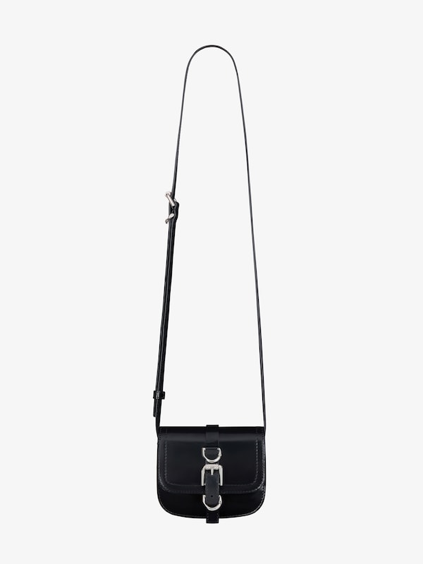 Givenchy Voyou Neck Crossbody Bag In Shiny Leather