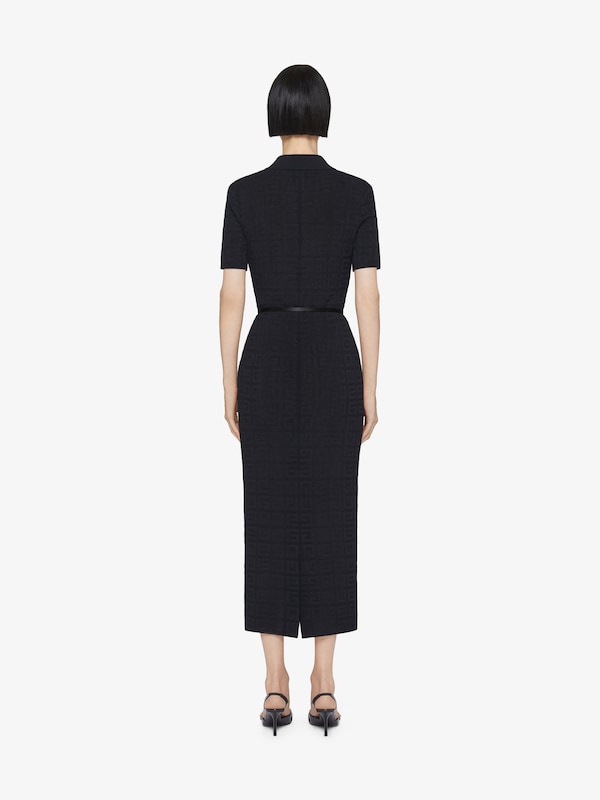 Givenchy Voyou Polo Dress In 4G Jacquard