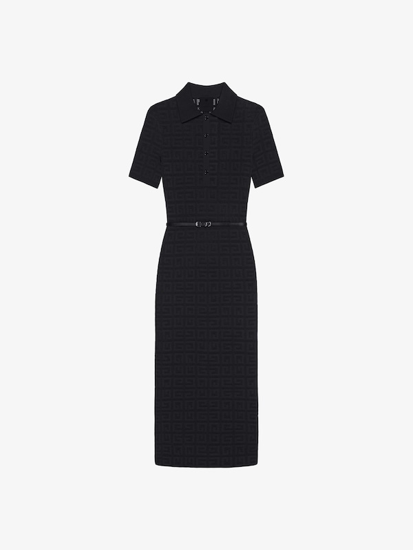 Givenchy Voyou Polo Dress In 4G Jacquard