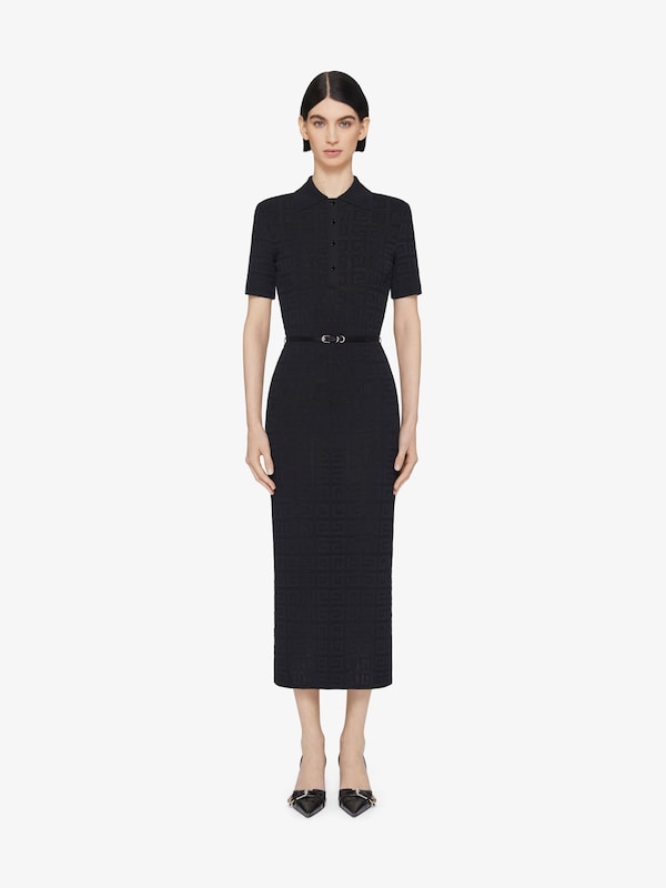 Givenchy Voyou polo dress in 4G jacquard