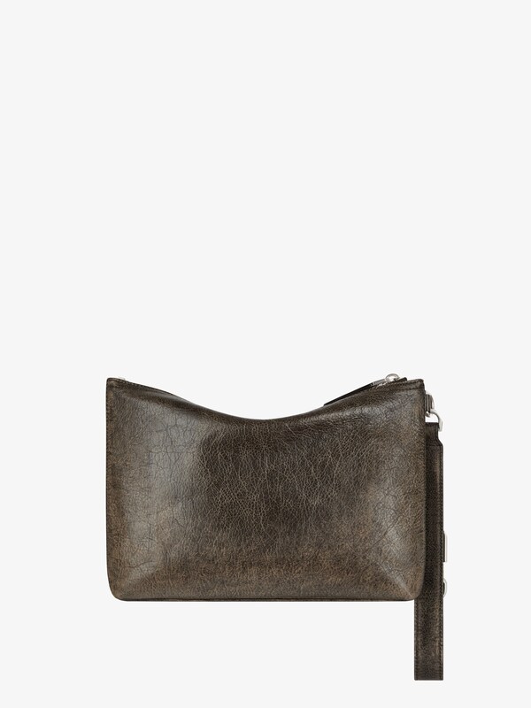 Givenchy Voyou Pouch In Aged Leather