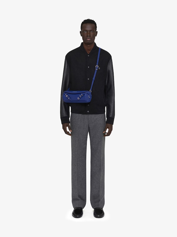 Givenchy Voyou Roller Bag In Grained Leather