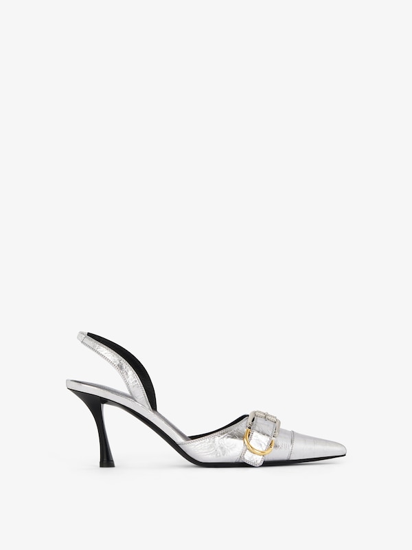 Givenchy Voyou slingbacks in laminated leather