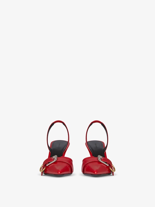 Givenchy Voyou Slingbacks In Leather