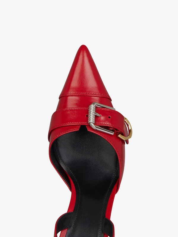 Givenchy Voyou Slingbacks In Leather