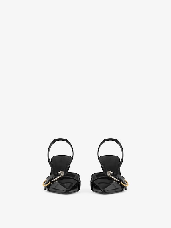 Givenchy Voyou Slingbacks In Leather