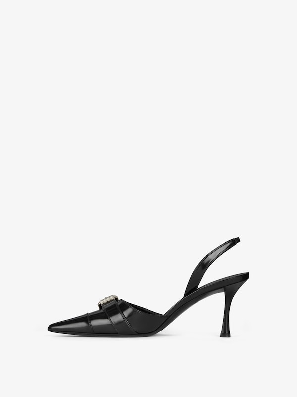 Givenchy Voyou Slingbacks In Leather