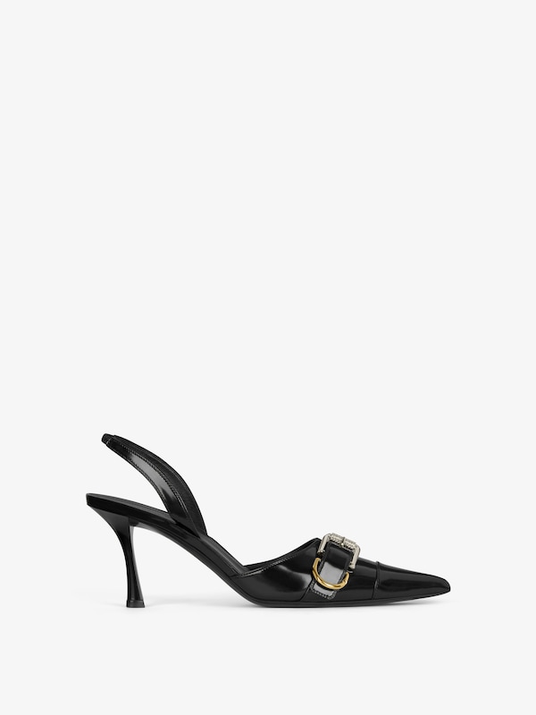 Givenchy Voyou Slingbacks In Leather