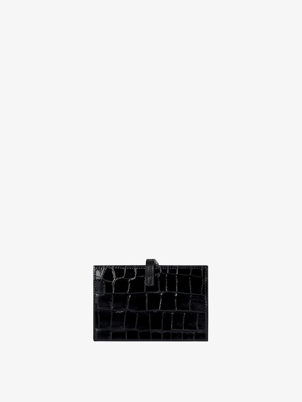 Givenchy Voyou Wallet In Crocodile Effect Leather