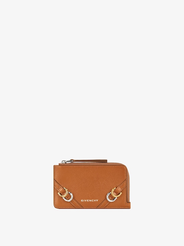 Givenchy Voyou zipped card holder in leather