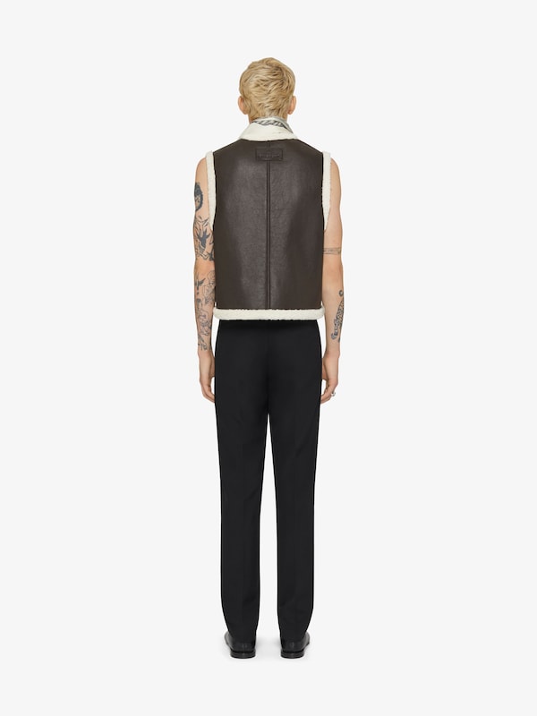 Givenchy Waistcoat In Shearling