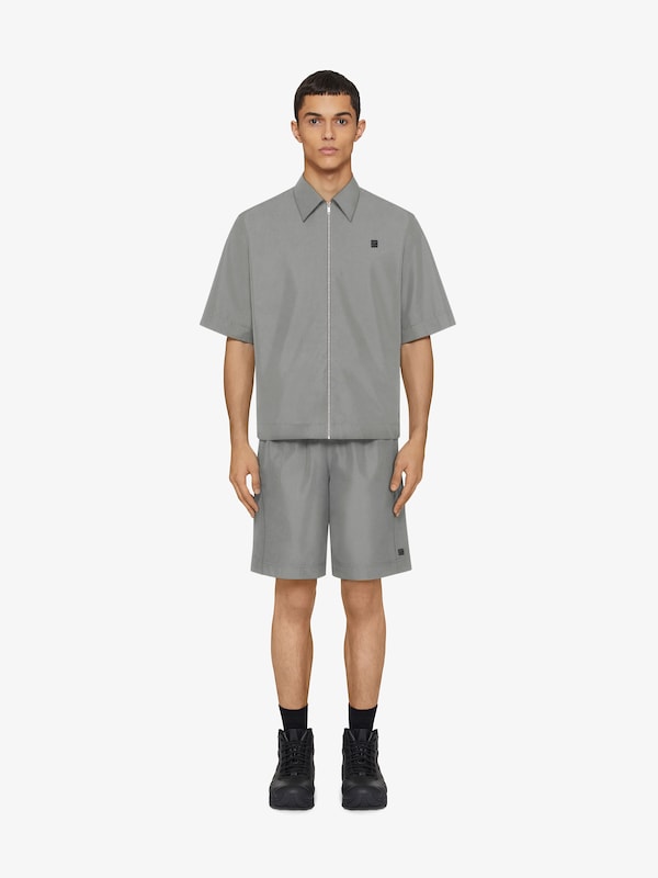 Givenchy Zipped shirt with 4G detail