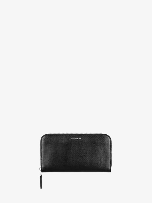 Givenchy Zipped wallet in 4G Classic leather