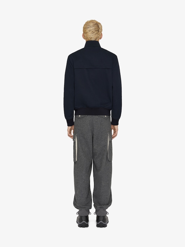 Givenchy Harrington Jacket In Cotton With Monogram 72 Crystals