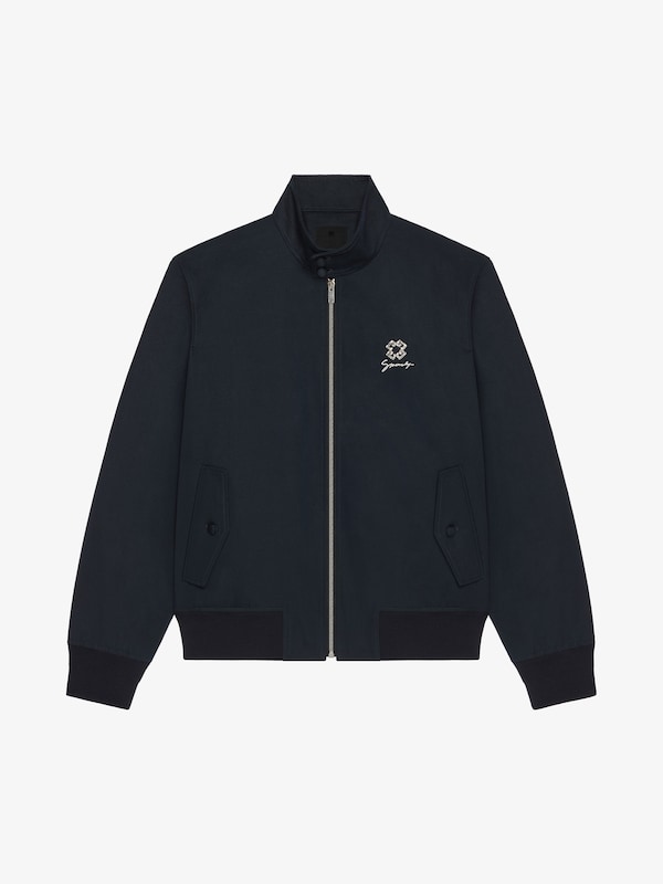 Givenchy Harrington Jacket In Cotton With Monogram 72 Crystals