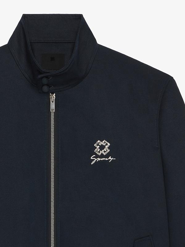 Givenchy Harrington Jacket In Cotton With Monogram 72 Crystals