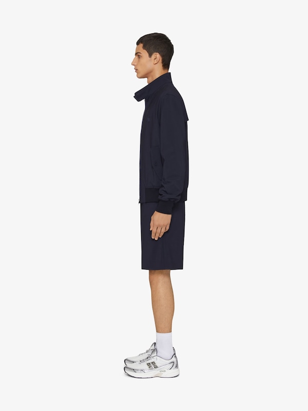 Givenchy Harrington Jacket In Wool Poplin With 4G Detail