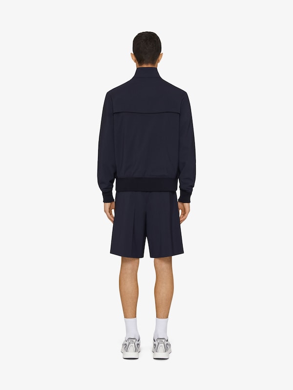 Givenchy Harrington Jacket In Wool Poplin With 4G Detail