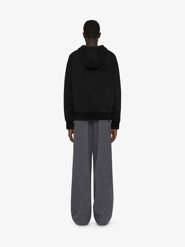 Givenchy Hoodie In Fleece With Embroidered Chandelier And Pearls