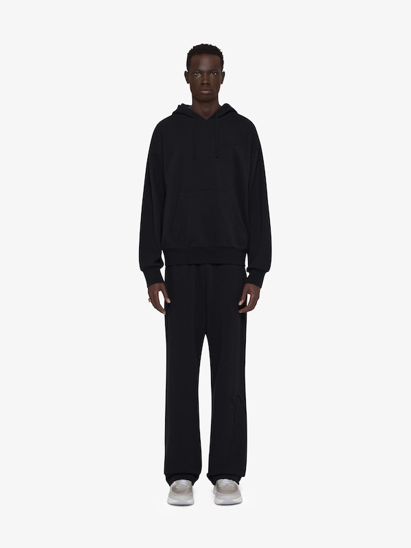 Givenchy Jogger pants in fleece with GIVENCHY signature
