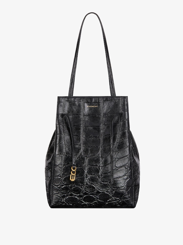 Givenchy Medium Voyou Tote Bag In Crocodile Effect Leather