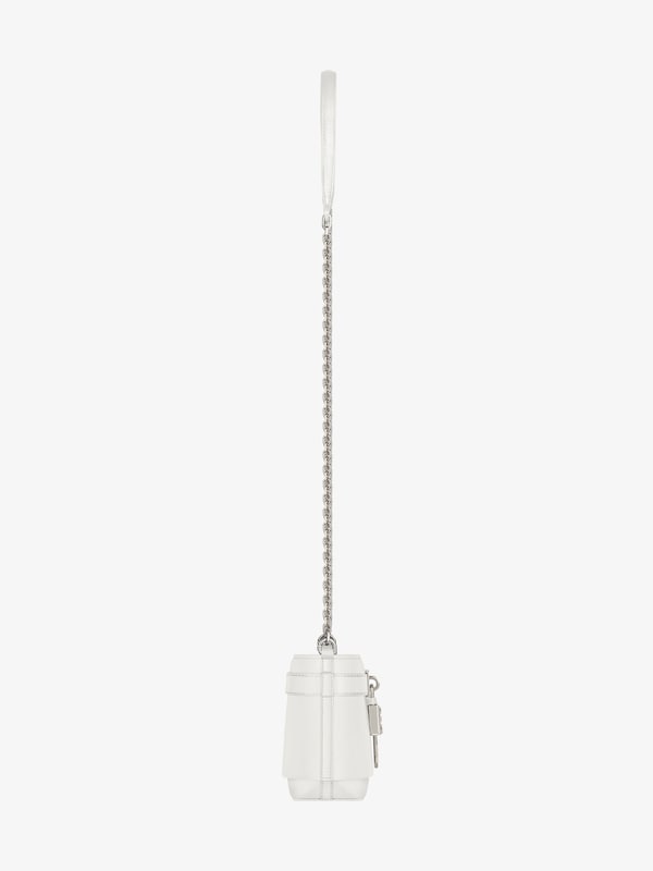Givenchy Micro Shark Lock Bucket Bag In Box Leather