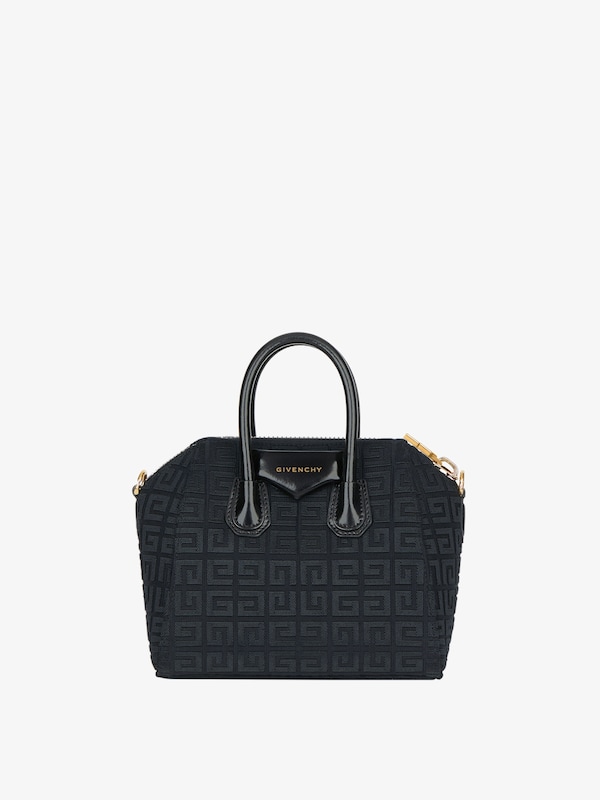 Givenchy Mini Antigona Bag In 4G Embroidered Canvas