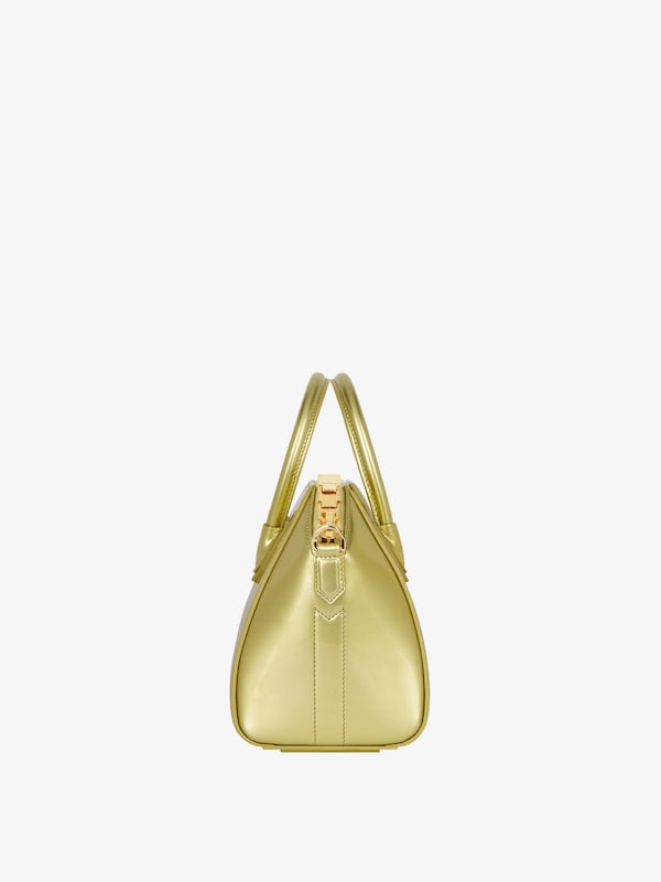 Givenchy Mini Antigona Bag In Patent Effect Leather