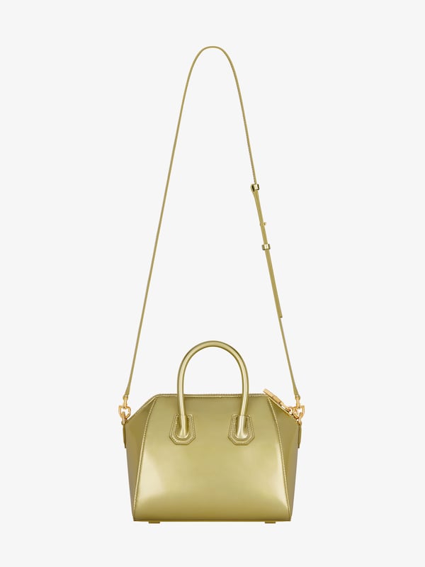 Givenchy Mini Antigona Bag In Patent Effect Leather