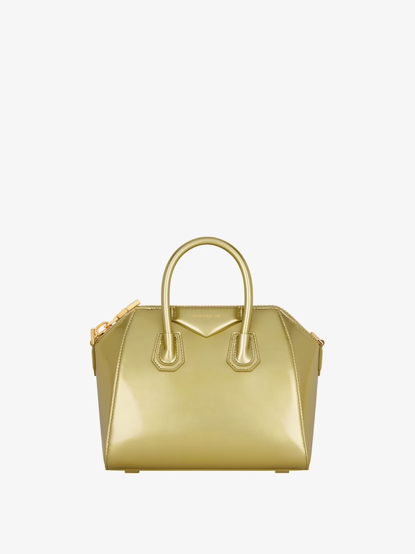 Givenchy Mini Antigona Bag In Patent Effect Leather
