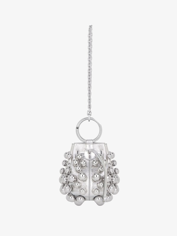 Givenchy Mini Pumpkin Bag In Leather With Embroidered Pearls