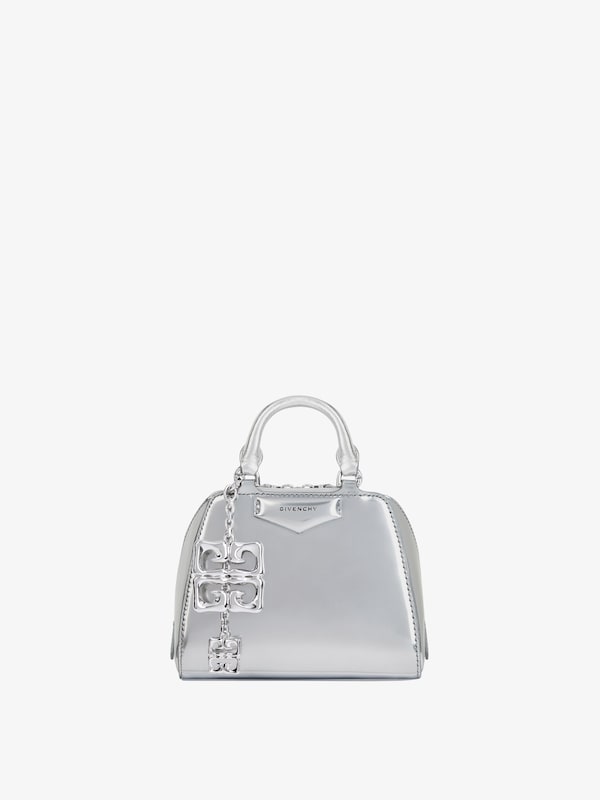 Givenchy Nano Antigona Cube bag in laminated leather with charm