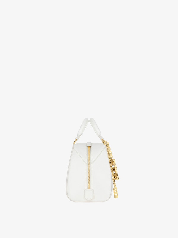 Givenchy Nano Antigona Cube Bag In Leather With Charm