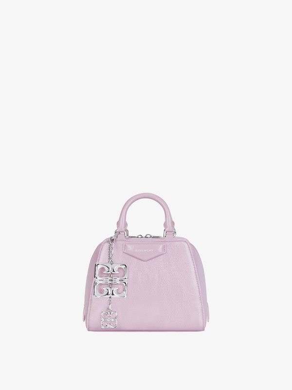 Givenchy Nano Antigona Cube bag in patent leather with charm